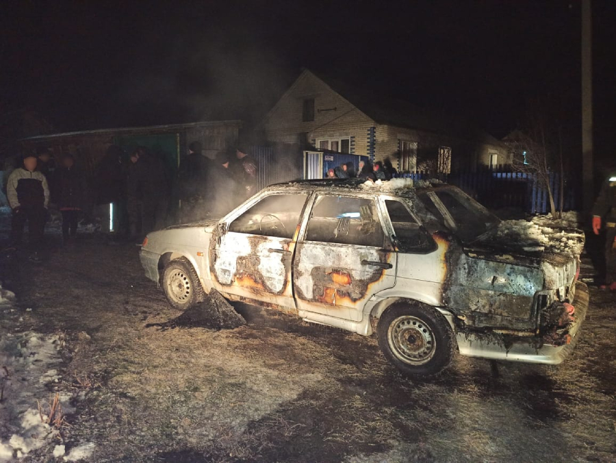 В Пензенской области организовали проверку по факту возгорания машины в Кузнецком районе