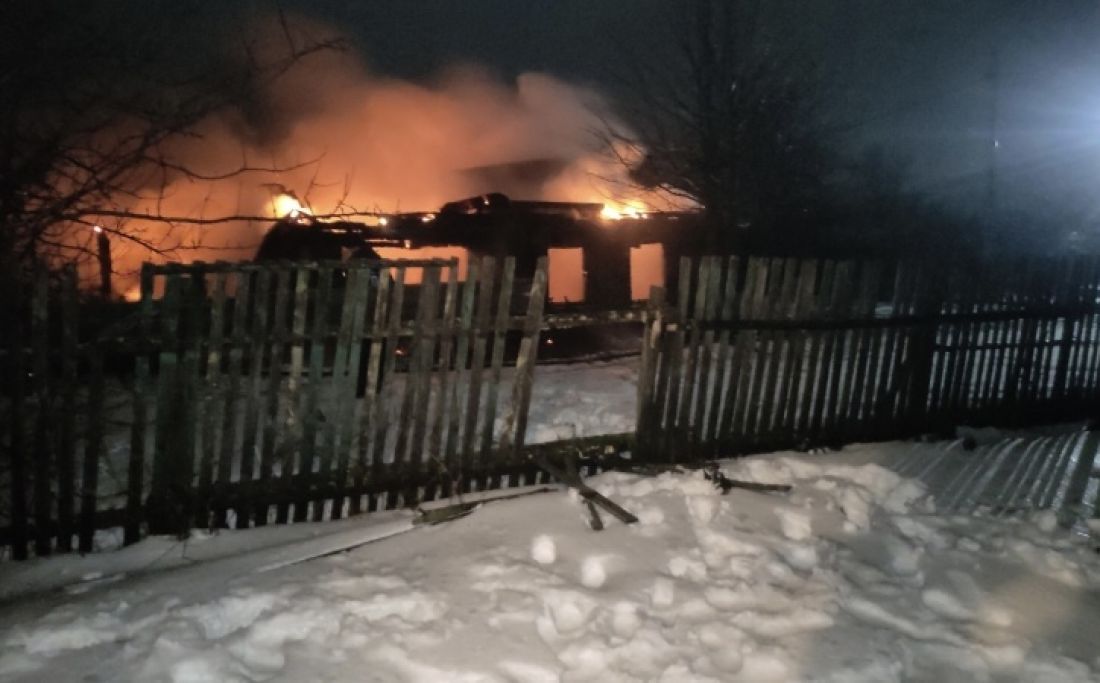 На пожаре в Пачелмском районе Пензенской области пострадали люди