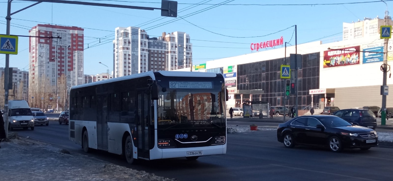 В Пензе на рейс вышли новые автобусы, которые закупили для города в конце января