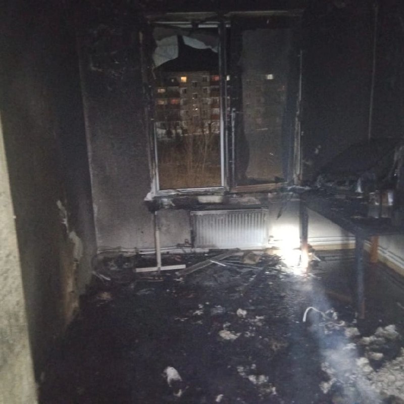 В Сурске произошел пожар в многоквартирном доме, есть пострадавший 