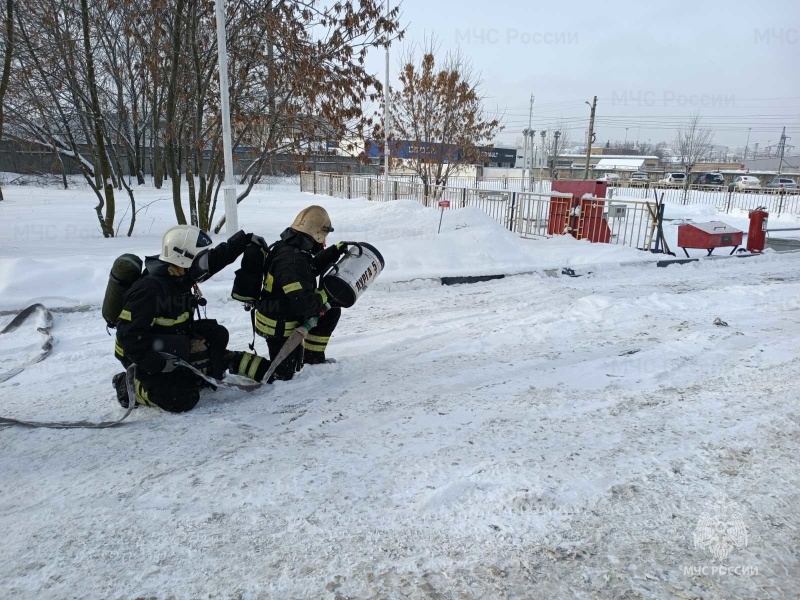 В Пензе прошли пожарно-тактические учения сотрудников МЧС
