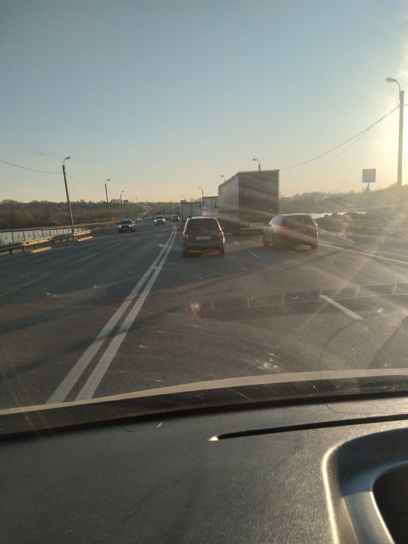 На трассе М5 в Пензенской области образовалась огромная пробка