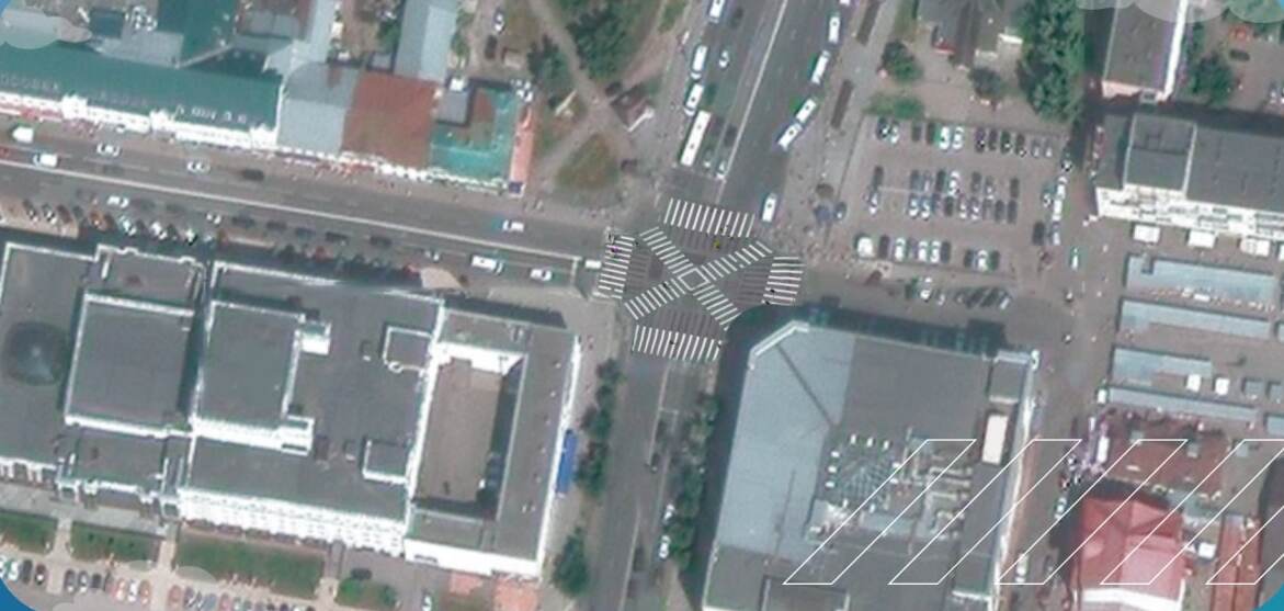 В Пензе появится Диагональная зебра на перекрестке Бакунина и Кирова