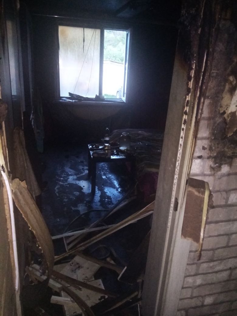 В страшном пожаре в Кузнецке Пензенской области погиб 47-летний мужчина