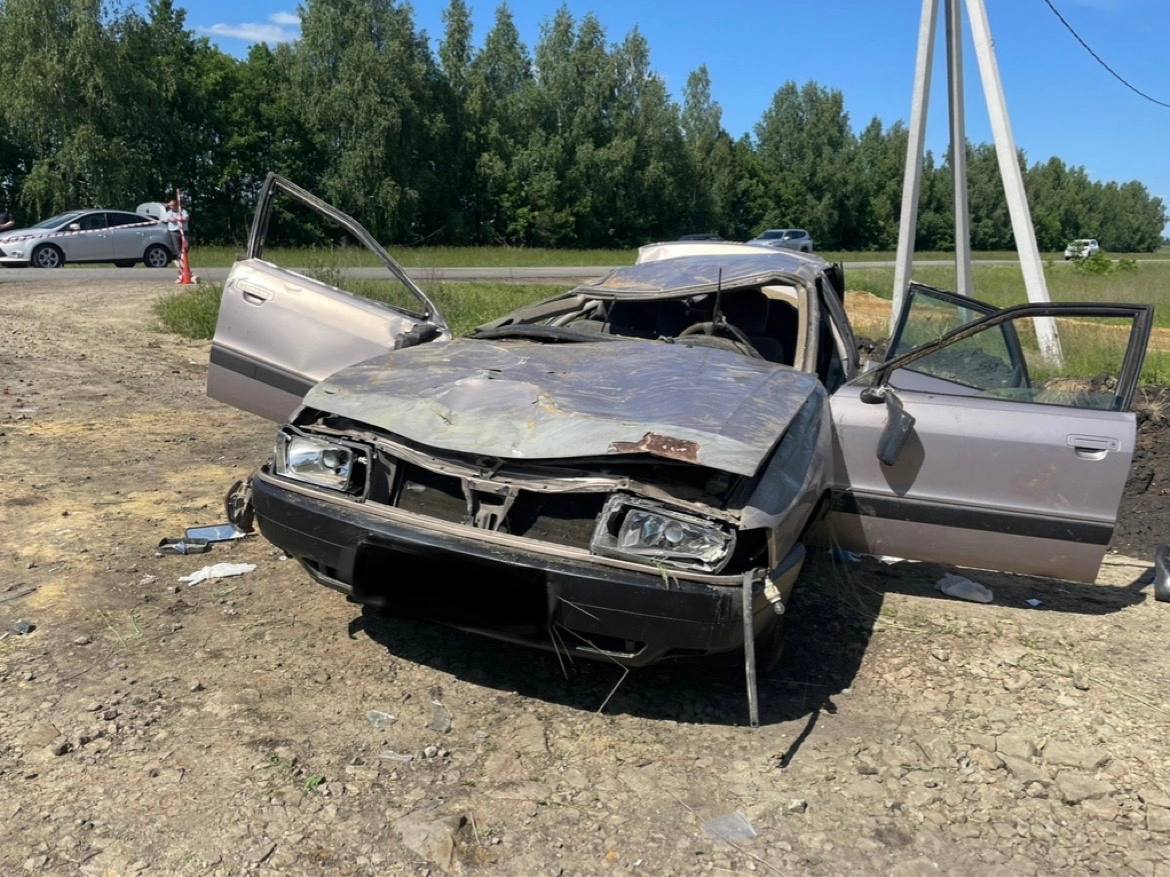 В Городищенском районе водитель "Ауди" погиб" после опрокидывания автомобиля