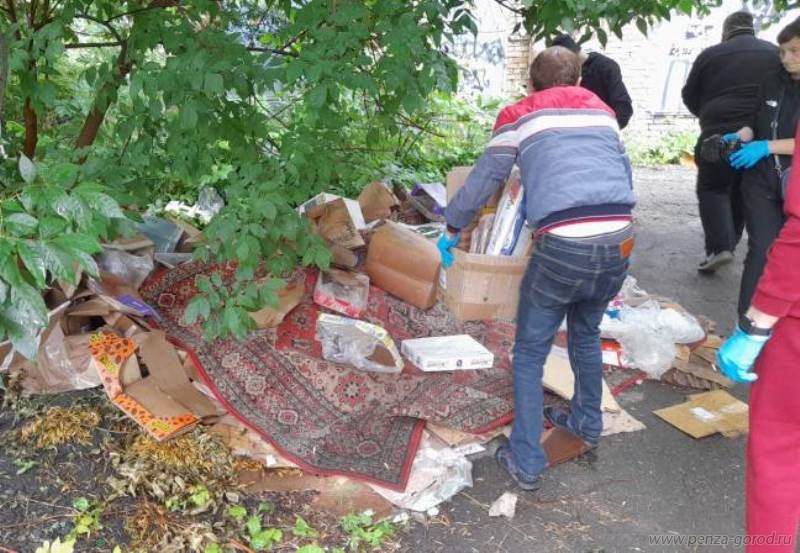 В Пензе с десятков улиц вывезли несанкционированные навалы мусора