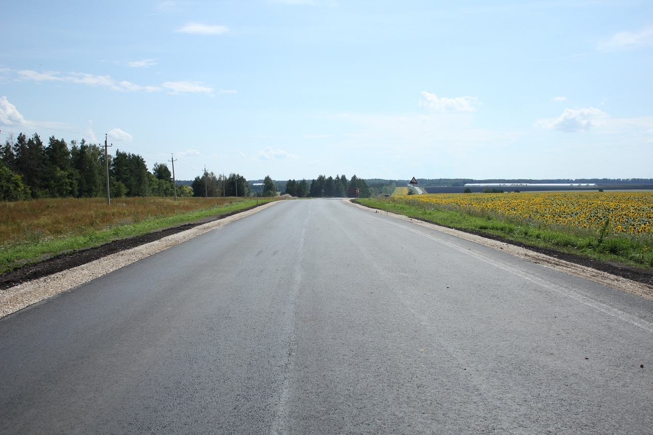 В Нижнеломовском районе ремонт дороги длиной 10 километров закончат в августе