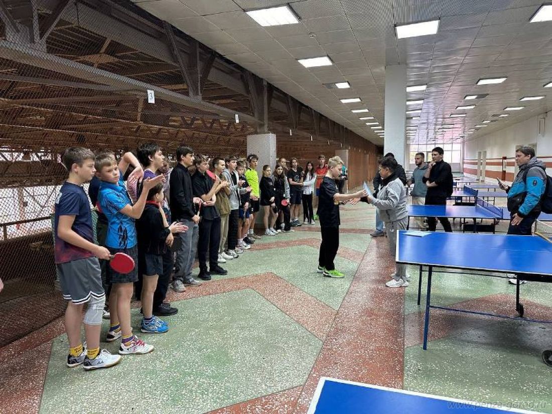 В Пензе прошел турнир по настольному теннису среди школьников