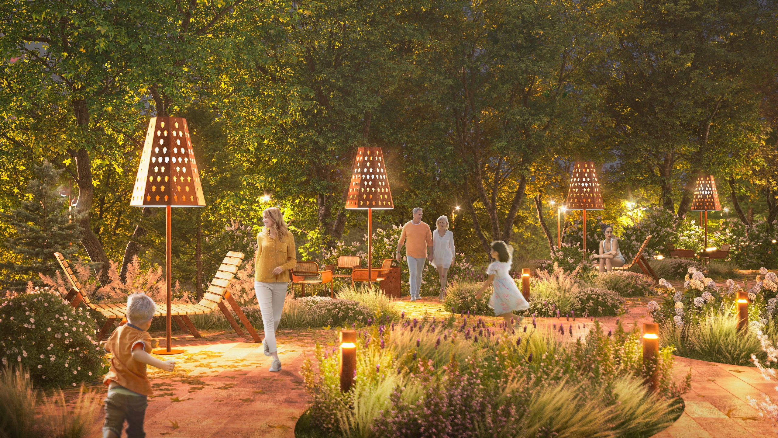 Стало известно, как будут выглядеть «Тайный сад» в парке Белинского Пензы