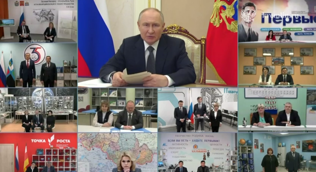 Мельниченко принял участие в совещание, проводимый Путиным, по капремонту школ 