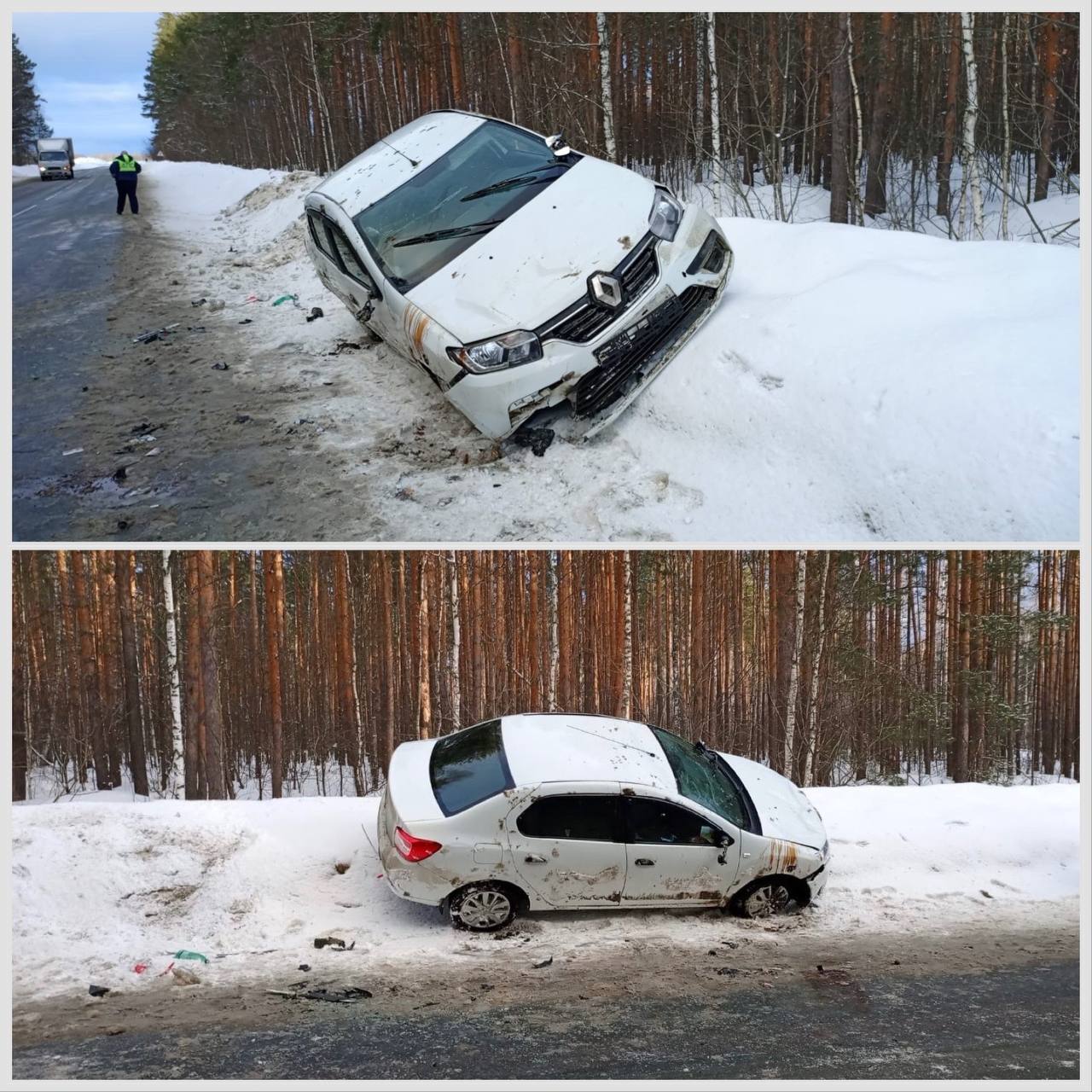 В ДТП с Renault на трассе Никольск – Городище пострадал человек 