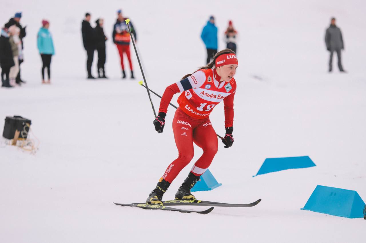 Студентка ПГУ выиграла командный спринт на чемпионате России по лыжным гонкам