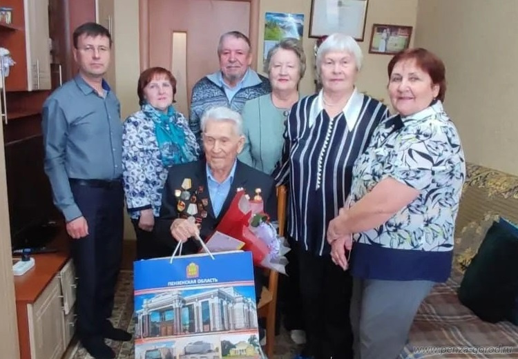 В Пензе участнику Великой Отечественной войны исполнилось 100 лет