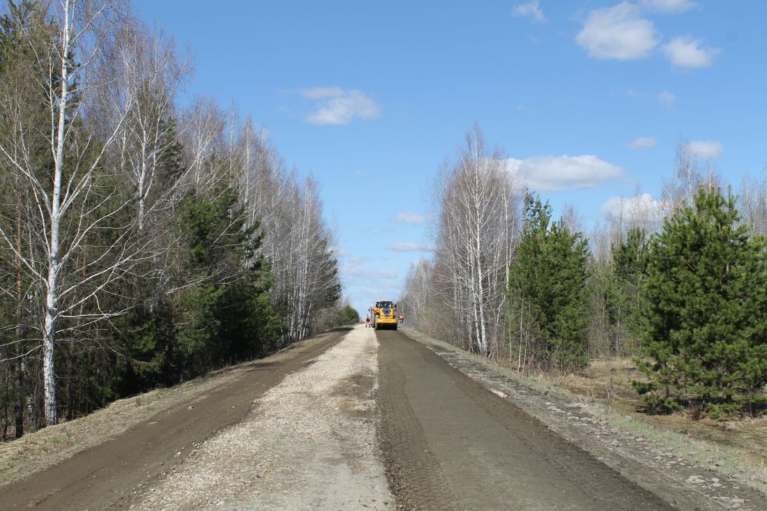 В Лопатинском районе между Маяком, Суляевкой и Китунькино начался ремонт дороги