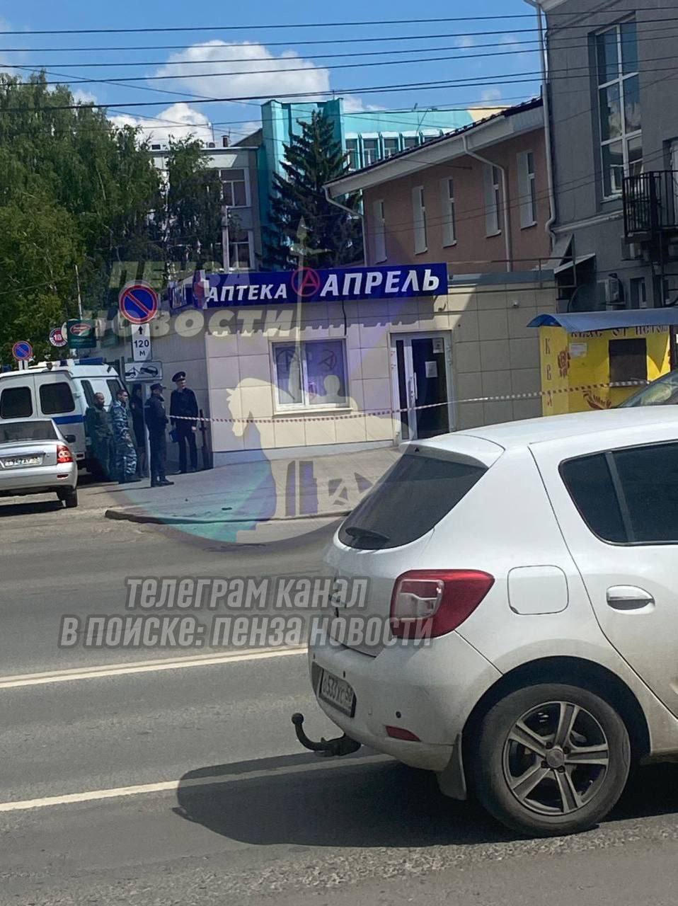 Известно, почему оцепили ларек с квасом на улице Гагарина в Пензе