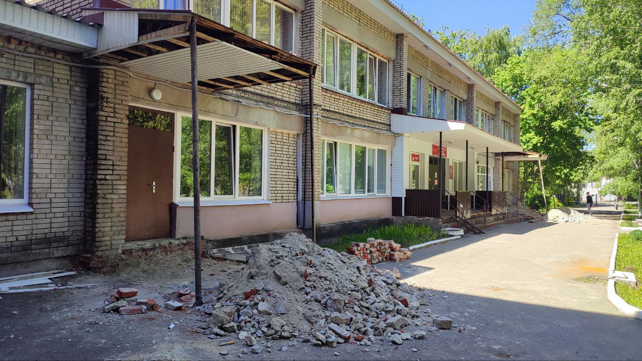 В Кузнецкой детской больнице начался капитальный ремонт поликлиники