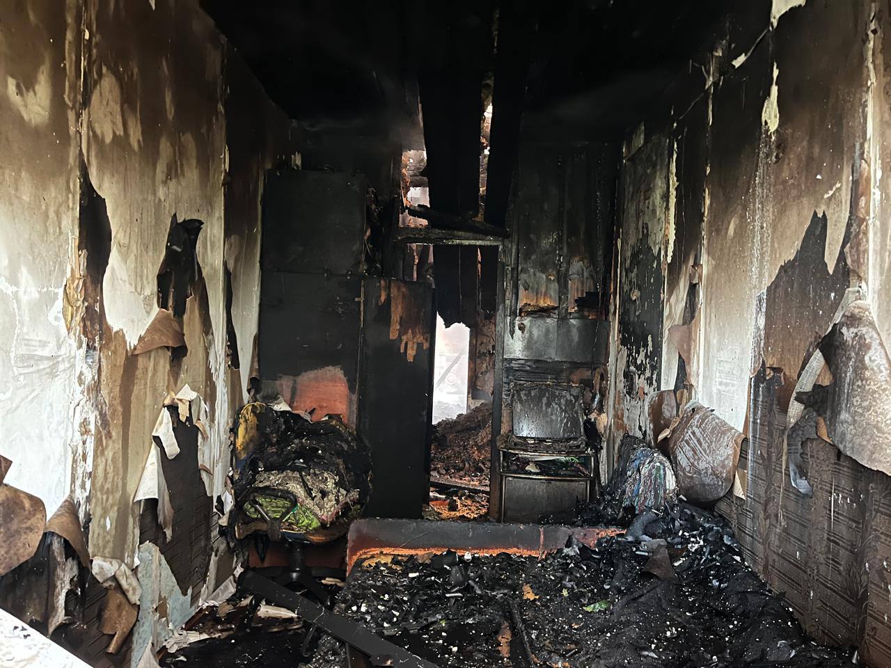 Тело 52-летнего жителя села Кобылкино нашли в сгоревшем доме