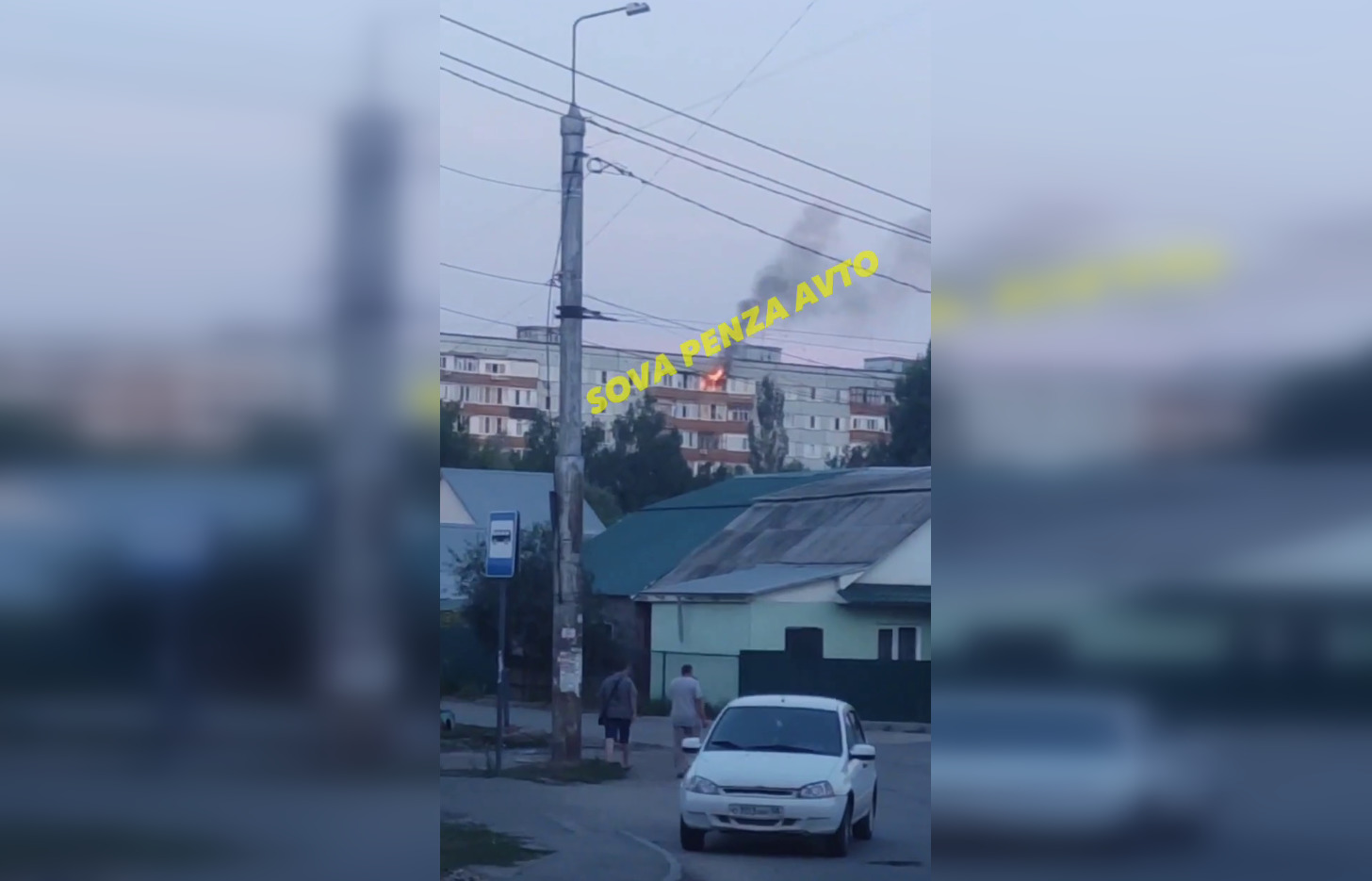 В Пензе в квартире на улице Клары Цеткен произошел пожар