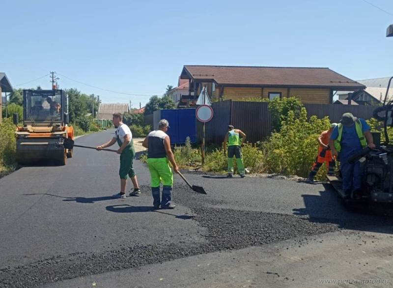 В Пензе в рамках "БКД" ведется ремонт дорог на 54 объектах