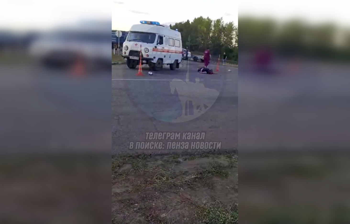 У села Кирово Сердобского района насмерть разбился мотоциклист