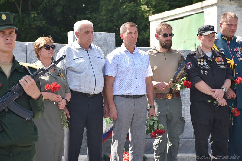 В Пензе прошла церемония перезахоронения останков бойца, погибшего в Ржевской битве